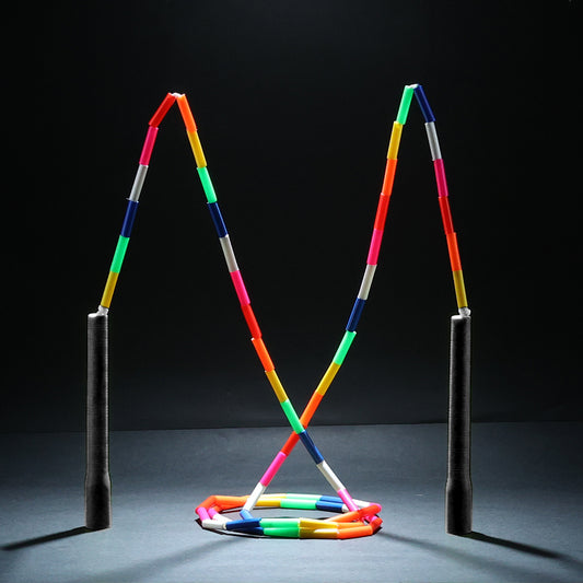 Rainbow Beaded freestyle rope